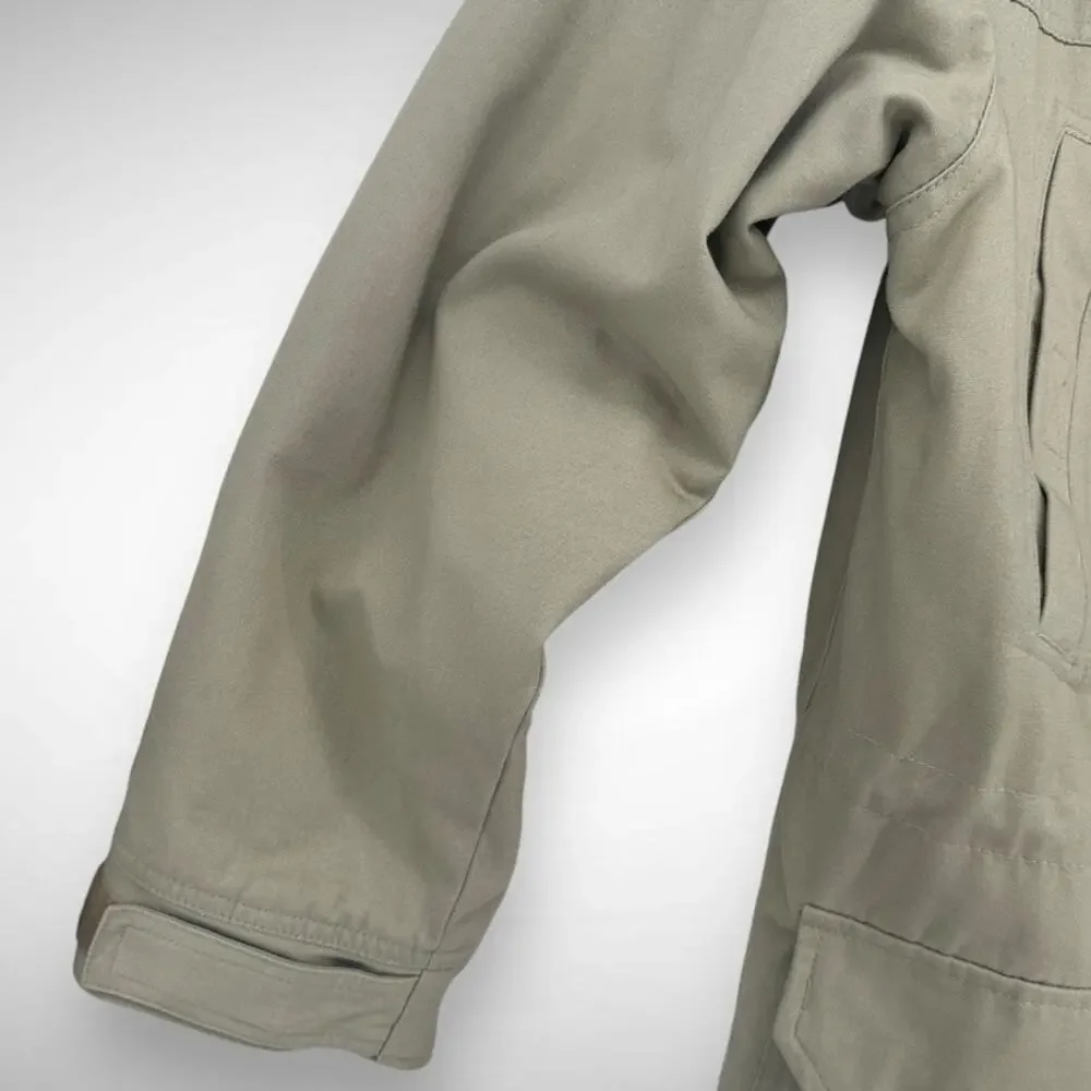 J. Crew Men's M‎ Insulated Barn Jacket Khaki Tan Utility Workwear Chore Coat